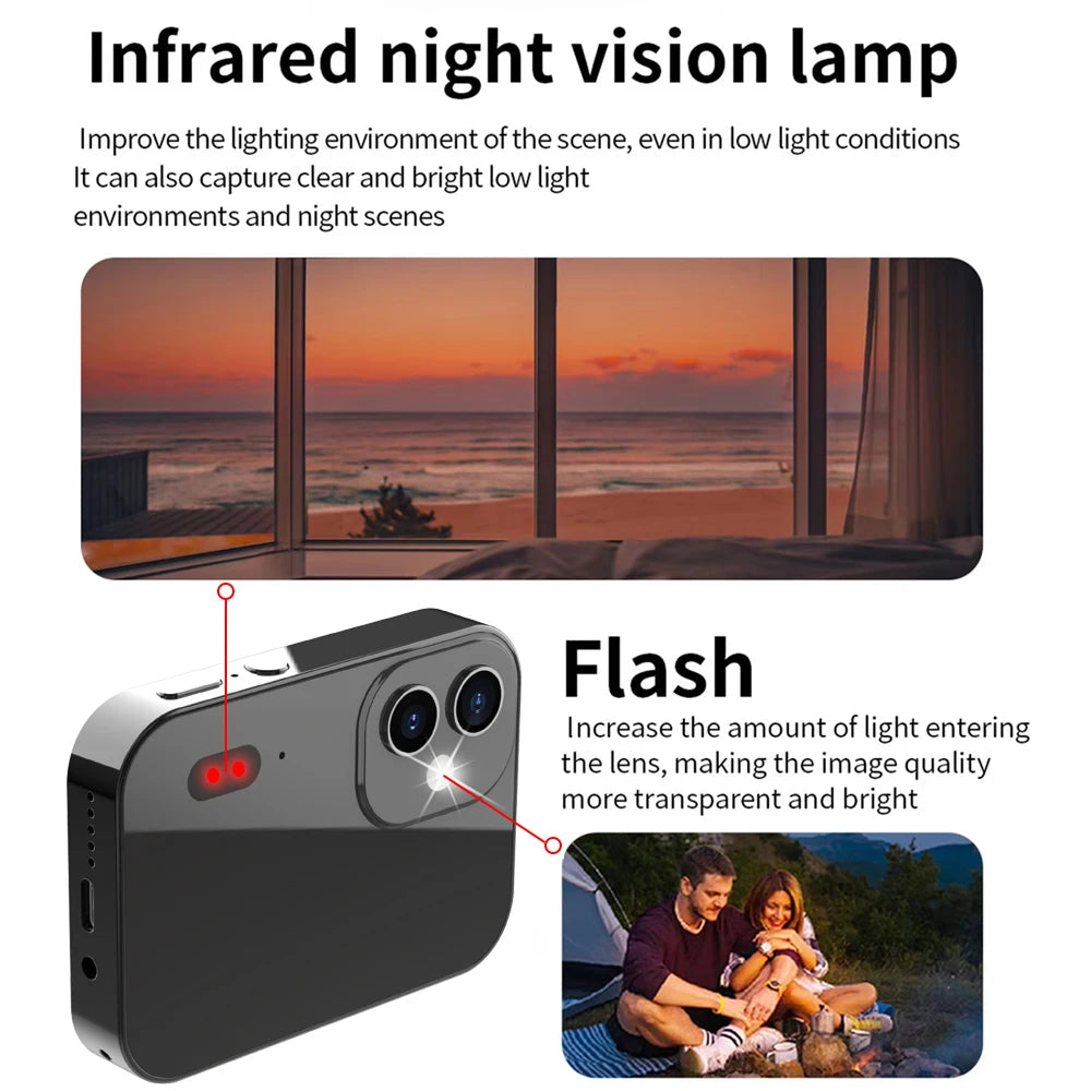 Digital Zoom 3 Inch HD 4k 64MP Touch Screen 16X Camera