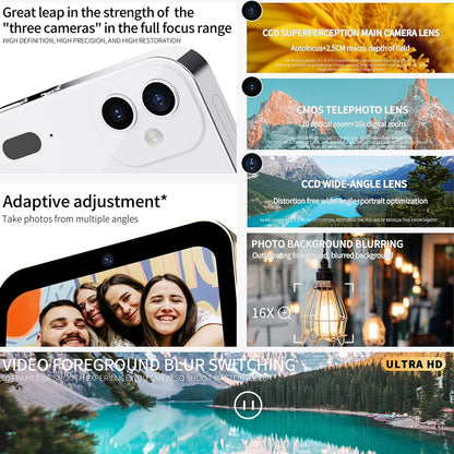 Digital Zoom 3 Inch HD 4k 64MP Touch Screen 16X Camera